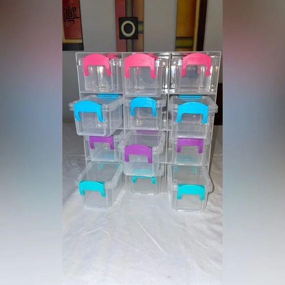 SET OF 12 MINI STORAGES NEVER USED - Picture 7 of 8